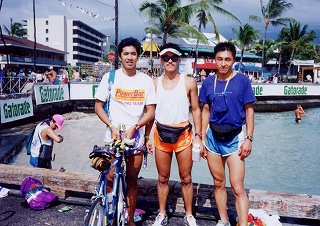 ハワイで中山俊行さんと野村さん